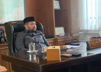 Waka DPRD Provinsi Jambi, Pinto Jayanegara saat berada di ruangan kerjanya, Rabu (09/08/2023) (Dok. Siklusjambi/Bambang)