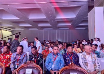 Wagub Sani saat mengikuti Temu Bisnis Tahap VI ICEF di Jakarta International Expo, Kemayoran Jakarta, Kamis (03/08/2023). (Dok. Richi - kominfo)