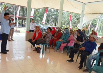 Kunker H Bakri di Desa Petaling Jaya, di Kecamatan Sungai Gelam, Kabupaten Muaro Jambi, Jum’at (04/08/2023) (Dok. siklusjambi)