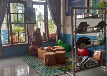 Hasanah Tartilah dan Produk Ecobrick masuk Dalam Etalase di Tanjab Timur , Jumat (04/08/2023). (Dok. A. Firdaus)