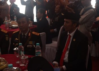Ketua DPRD Provinsi Jambi, Edi Purwanto saat mengahdiri Pemberian Remisi Narapidana di Lapas Kelas IIA Jambi, di Lapas Kelas IIA Jambi, Kamis (17/8). (Dok. Siklusjambi)