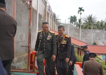 Danrem 042/Gapu saat Hadiri Pemberian Remisi di Lapas Kelas IIA Jambi, di Kota Jambi, Kamis (17/08/2023). (Dok. Penrem 042/Gapu)