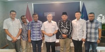 Romi Hariyanto bertemu dengan Mendag RI Zulkifli Hasan di kantornya, Jakarta, Jumat (01/09/2023). (Dok. Willy)