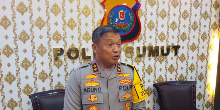 Kapolda Sumatera Utara (Sumut) Irjen. Pol. Agung Setya Imam Effendi saat memberi keterangan di Mapolda Sumut,  Senin (4/8/23). (Dok. Humas Polda Sumut)