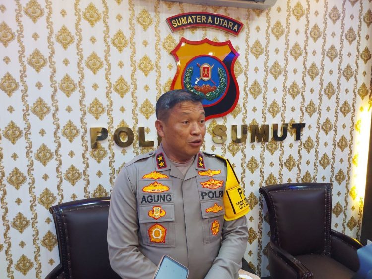 Kapolda Sumatera Utara (Sumut) Irjen. Pol. Agung Setya Imam Effendi saat memberi keterangan di Mapolda Sumut,  Senin (4/8/23). (Dok. Humas Polda Sumut)