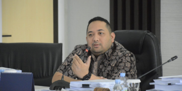 Wakil Ketua DPRD Pinto Jayanegara saat hearing di Gedung DPRD Provinsi Jambi beberapa waktu lalu (Dok. Hadian)