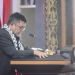 Anggota DPRD Provinsi Jambi Ivan Wirata pada rapat paripurna di Gedung DPRD (Dok. Hadian - Humas)