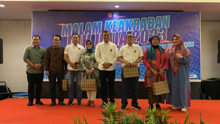 Edi Purwanto saat Hadiri Makrab Dokter Ilmu Hukum Unja 2023, Sabtu (18/11) (Dok. Hadian - Humas)