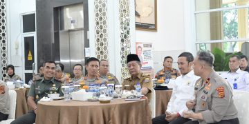 Ketua DPRD Jambi Hadiri Peluncuran Digital Layanan Event di Polda Jambi, , Senin (24/6) (Dok. Hadian - Humas)